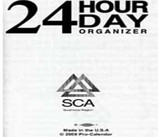 24 Hour Day Organizer